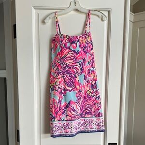 Floral Pink and Blue Sundress